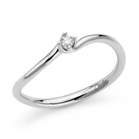 Anello Miluna Donna in Oro bianco LID3676-003G7X